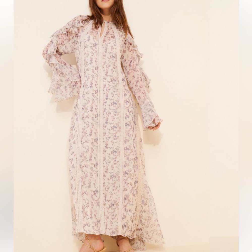 Floral Long Sleeve Maxi Dress